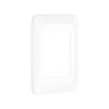 Placa com Suporte 4x2 três módulos adjacentes Branco Pial Pop - Pial Legrand - vista 2