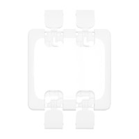 Placa com Suporte 4x4 Cega Branca Pial Pop Pial Legrand