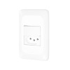 Conjunto Interruptor Simples 10A/Tomada de Energia 10A Pial Pop - Pial Legrand - vista 2