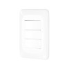 Conjunto 3 Interruptores Simples 10A Pial Pop - Pial Legrand - vista 2