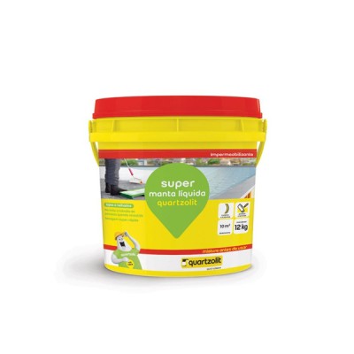 Impermeabilizante Super Manta Liquida Cinza 12kg - Quartzolit