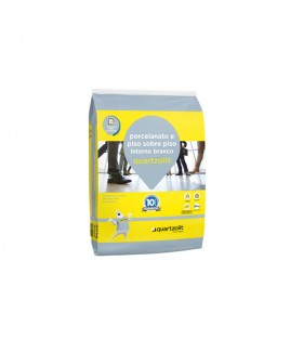 Argamassa Porcelanato e Piso sobre Piso Interno Branca 20kg Quartzolit 