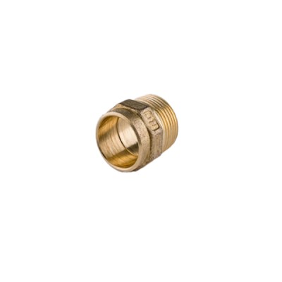 Conector Macho 35mm em Latão com solda - Rumo Certo