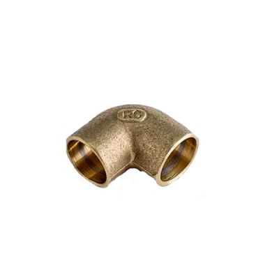 Cotovelo 66mm 90º em Latão com solda - Rumo Certo