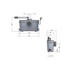 SFA SANIACCESS 3 Bomba Trituradora para vaso sanitário lavatório e chuveiro 220V SANIACCESS3BR - Sanitrit - vista 3