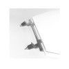 Assento para Vaso Sanitário Poliéster para Ravena/Izy (Deca) Aço (reb.Oculto) Branco - Sedile - vista 4