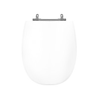 Assento para Vaso Sanitário Poliéster para Village (Deca) Aço (reb.Oculto) Branco Sedile