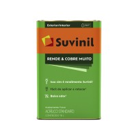 Tinta Acrílica Rende &amp; Cobre Muito Branco 18 litros Suvinil