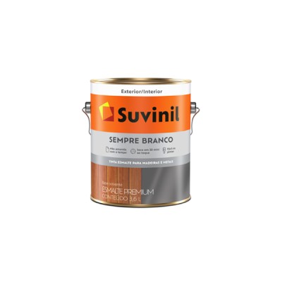 Tinta Esmalte Sempre Branco Brilhante 3,6 litros - Suvinil