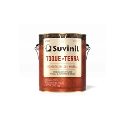 Massa para efeito Toque de Terra Calcita Alaranjada 5kg - Suvinil