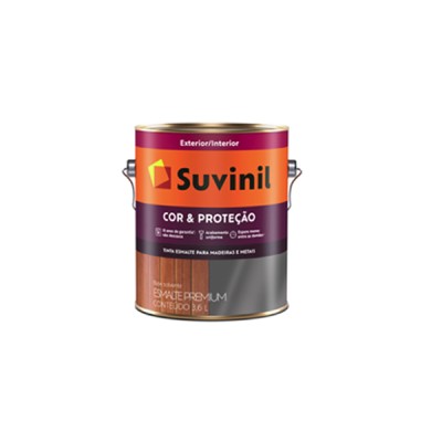 Tinta Esmalte Cor e Proteção Preto Brilhante 3,6 litros - Suvinil