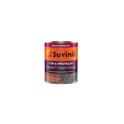 Tinta Esmalte Cor e Proteção Preto Brilhante 900 ml - Suvinil