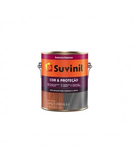 Tinta Esmalte Cor e Proteção Cinza Escuro Brilhante 3,6 litros Suvinil