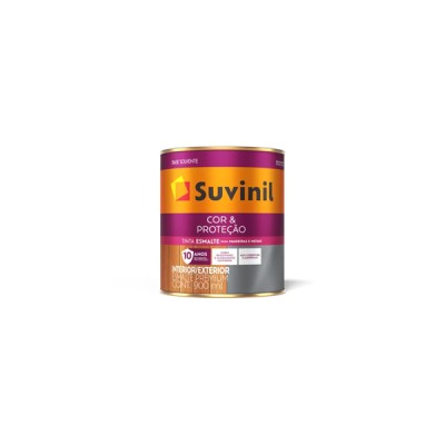 Tinta Esmalte Cor e Proteção Platina Brilhante 900ml - Suvinil