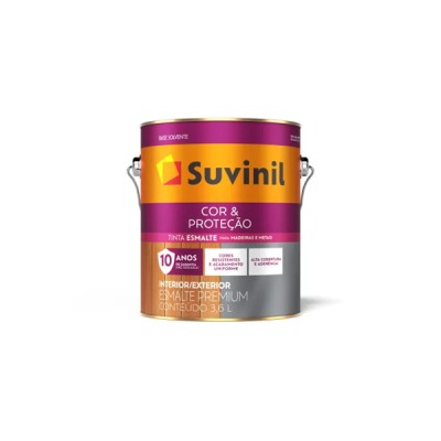 Tinta Esmalte Cor e Proteção Marrom Brilhante 3,6 Litros - Suvinil
