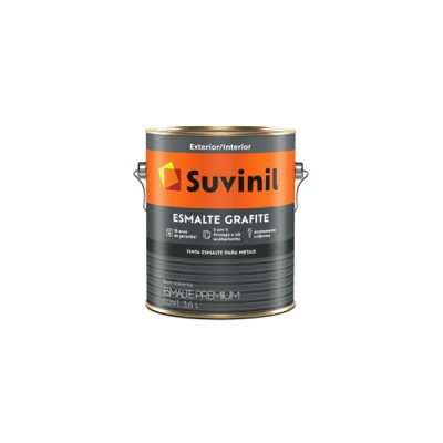 Tinta Esmalte Cor & Proteção Grafite Claro Fosco 3,6 litros - Suvinil