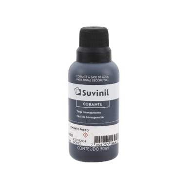Corante Líquido Preto 50ml - Suvinil