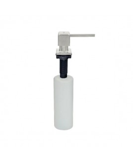 Dosador de Sabão 500 ml Square Tramontina Aço Inox com Recipiente Plastico 94517006