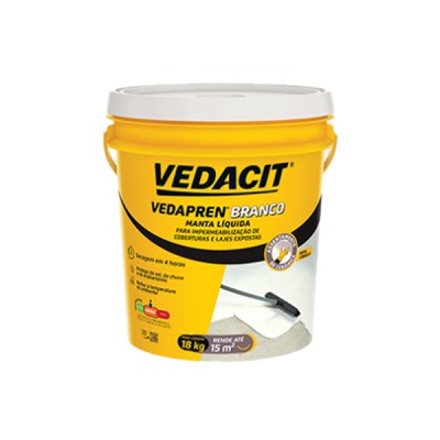 Manta Líquida Vedapren Branco 18 Litros - Vedacit
