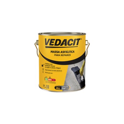 Impermeabilizante Massa Asfáltica 4 kg - Vedacit