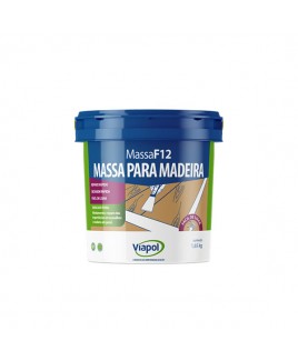 Massa para Madeira F12 Branca 1,65kg Viapol