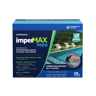 Argamassa Impermeabilizante 7000 Impermax 18kg Votomassa - Votorantim