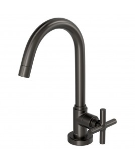 Torneira lavatorio mesa bica alta duna classica antracite 1198.GF64.MT Torneira lavatorio mesa bica alta duna classica antracite 1198.GF64.MT