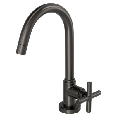 Torneira lavatorio mesa bica alta  duna classica antracite 1198.GF64.MT