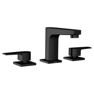 Misturador lavatorio mesa bica baixa  level black matte 1875.BL26.MT