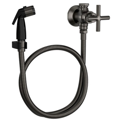 Ducha higienica com registro e derivacao gatilho branco duna classica 1984.GF64.ACT.MT