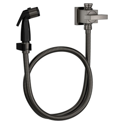 Ducha higienica com registro e derivacao gatilho branco dream black 1984.GF87.ACT.MT