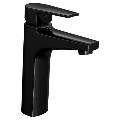 Misturador monocomando lavatorio mesa bica media level black noir 2880.BL26.NO