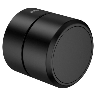 Acabamento registro de gaveta redonda deca you black matte 4900.BL104.PQ.MT