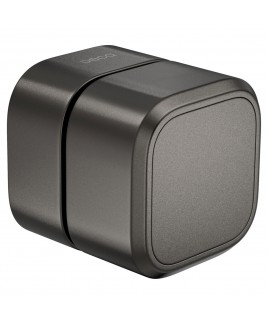 Acabamento registro de gaveta quadrada deca you antracite 4900.GF105.PQ.MT Acabamento registro de gaveta quadrada deca you antracite 4900.GF105.PQ.MT