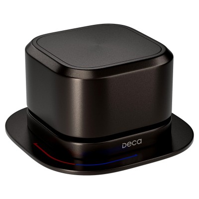 Acionamento monocomando mesa quadrada deca you brown matte 4990.MR105.MT