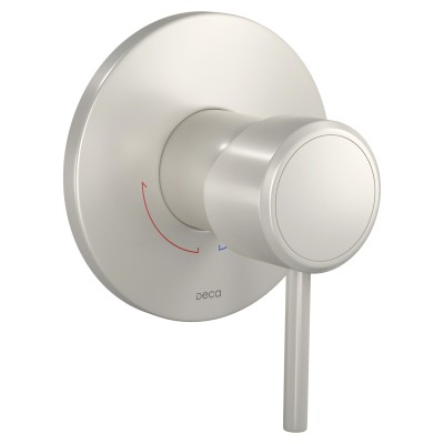 Acabamento monocomando de chuveiro redonda deca you dynamic white 4993.BR104.CHU.MT