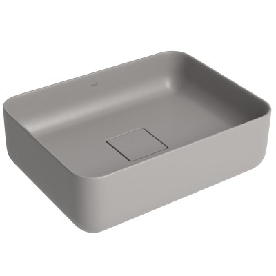 Cuba Slim Apoio Deca Retangular 40cm Cinza Antracite L.13040.85