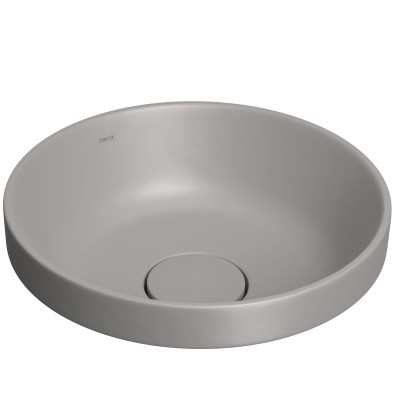 Cuba sobrepor redonda 30cm cinza antracite L.22030.85