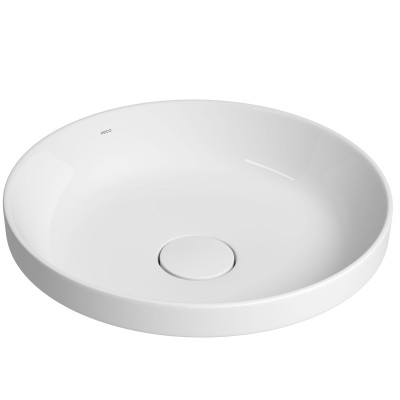 Cuba sobrepor redonda 40cm branco L.22040.17