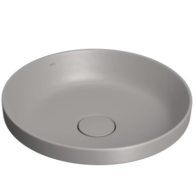 Cuba sobrepor redonda 40cm cinza antracite L.22040.85