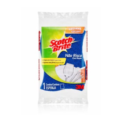 Esponja Não Risca Scotch-Brite Azul 3M