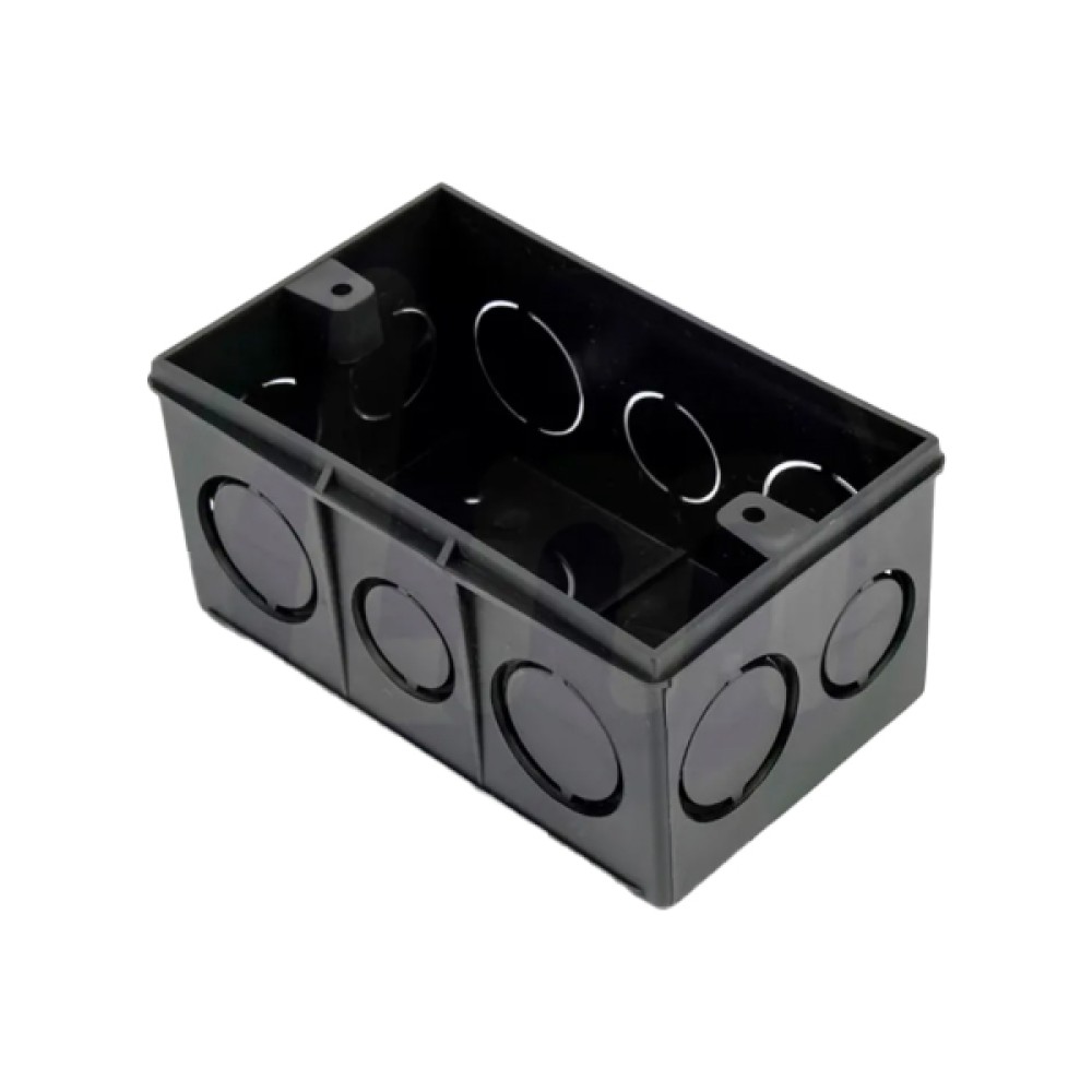 Caixa Luz 4x2 Preto 22866 - Amanco