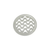 Grelha Redonda Copacabana Dn 100 Inox Amanco 99037