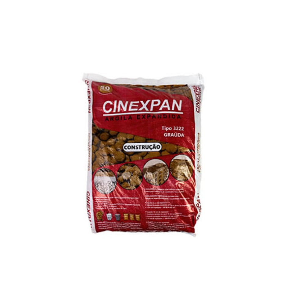 Argila Expandida 50Lts - Cinexpan