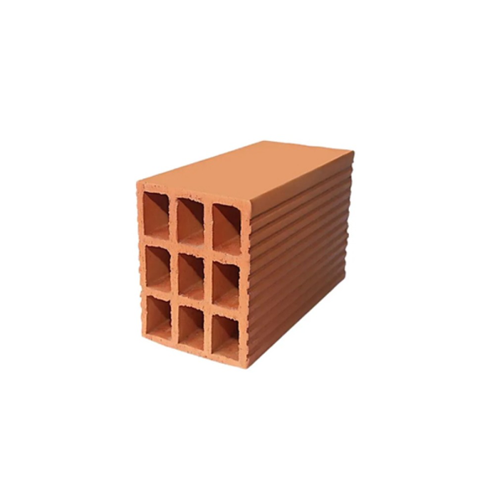 Bloco Cerâmico 9 Furos 14x19x29cm - Sacaria