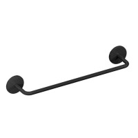 Toalheiro 60Cm Round Preto Brilhante Metalworks 07.RD04.PB