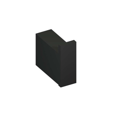Cabide Unique Preto Brilhante Metalworks 05.UQ00.PB