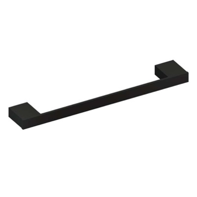 Toalheiro 30Cm Unique Preto Brilhante Metalworks 07.UQ02.PB