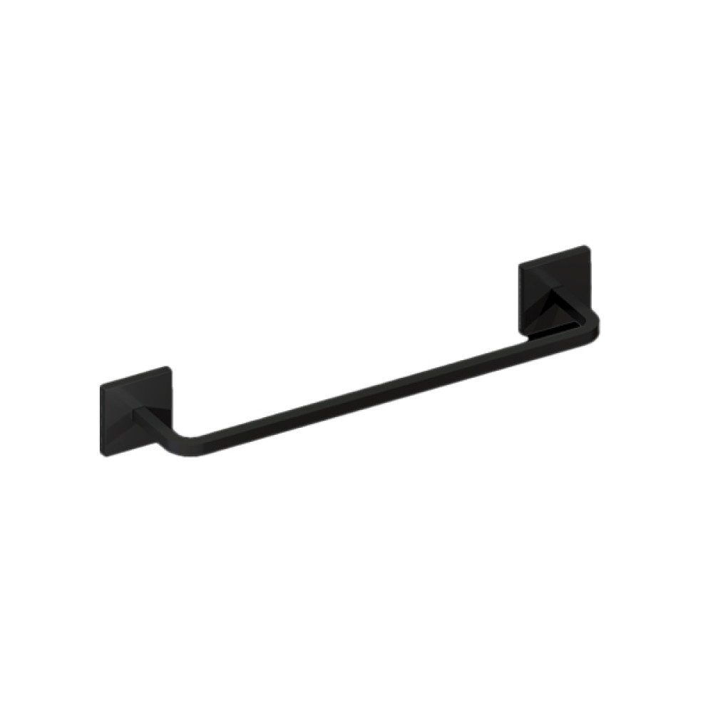 Toalheiro Quada 20 cm Preto Fosco 07.QD01.PF - Metalworks By Crismoe