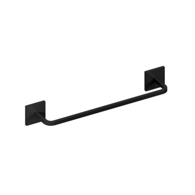 Toalheiro 60Cm Quada Preto Brilhante Metalworks 07.QD04.PB
